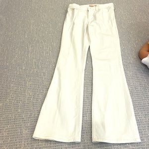 White Tory Burch Flared Jeans